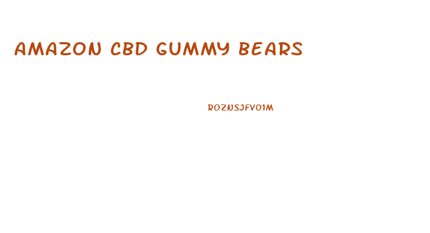 Amazon Cbd Gummy Bears