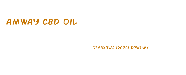 Amway Cbd Oil