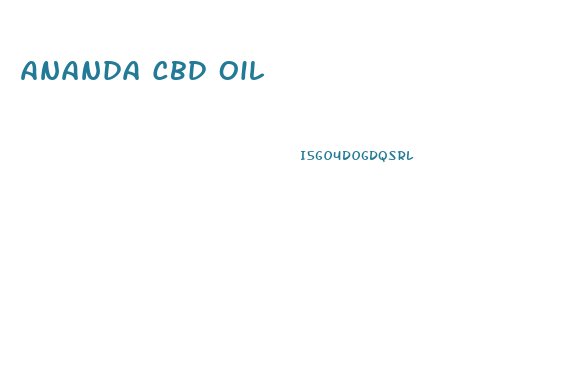 Ananda Cbd Oil