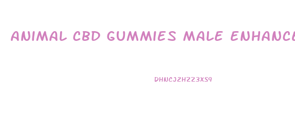 Animal Cbd Gummies Male Enhancement