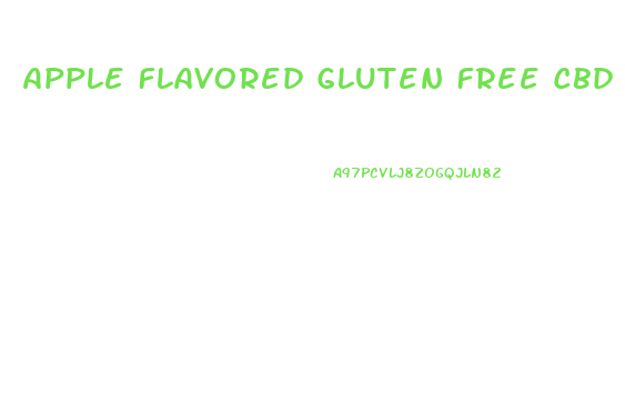 Apple Flavored Gluten Free Cbd Gummies