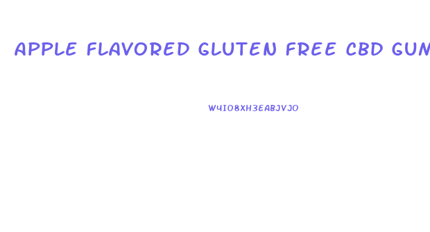 Apple Flavored Gluten Free Cbd Gummies
