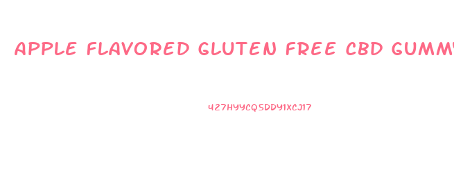 Apple Flavored Gluten Free Cbd Gummy Pack