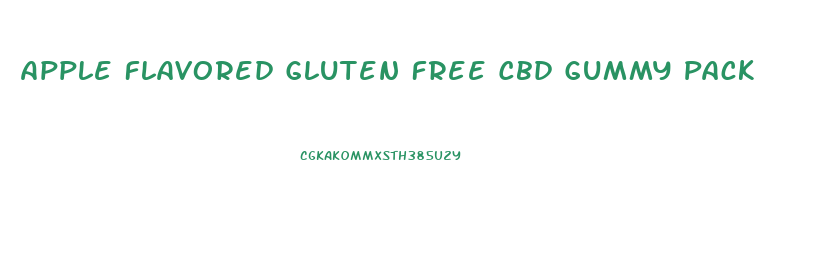 Apple Flavored Gluten Free Cbd Gummy Pack