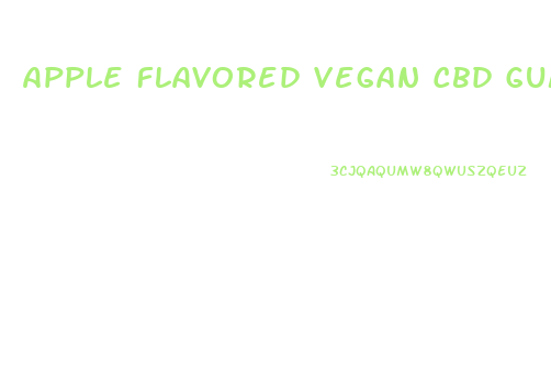 Apple Flavored Vegan Cbd Gummy Pack