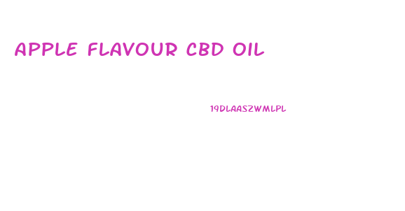 Apple Flavour Cbd Oil
