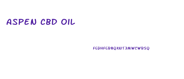 Aspen Cbd Oil
