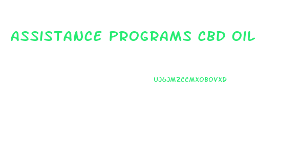 Assistance Programs Cbd Oil