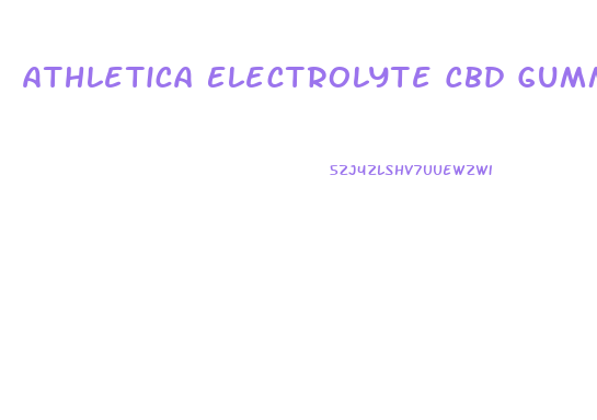 Athletica Electrolyte Cbd Gummies