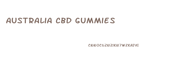 Australia Cbd Gummies