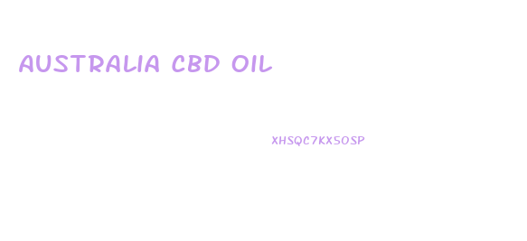 Australia Cbd Oil