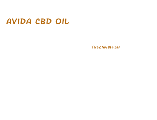 Avida Cbd Oil