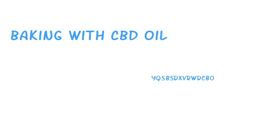 Baking With Cbd Oil