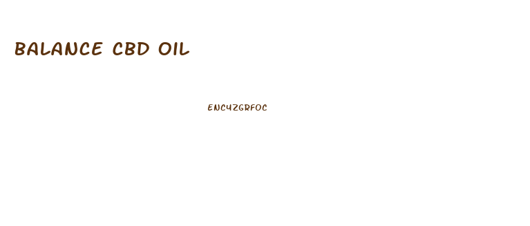 Balance Cbd Oil