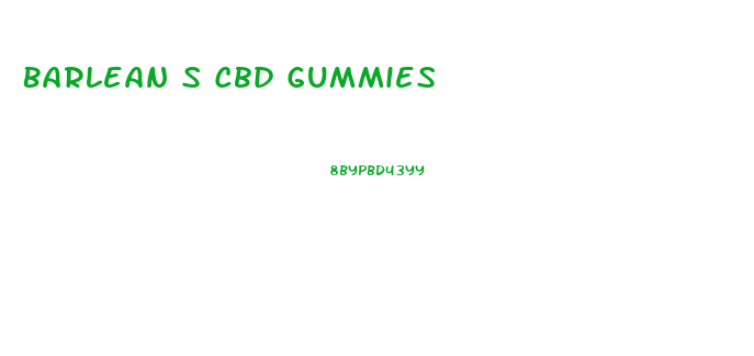 Barlean S Cbd Gummies