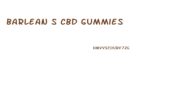 Barlean S Cbd Gummies