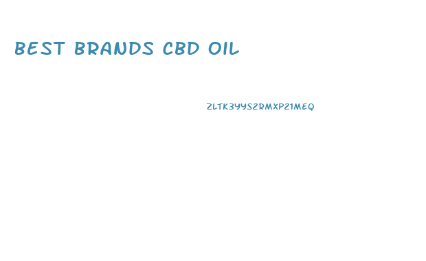 Best Brands Cbd Oil