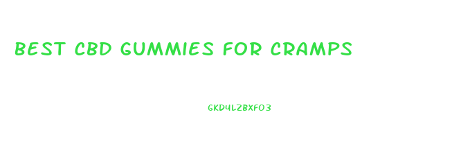Best Cbd Gummies For Cramps