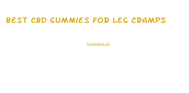 Best Cbd Gummies For Leg Cramps