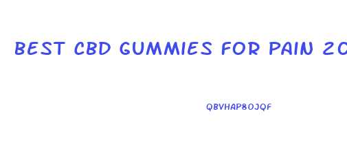 Best Cbd Gummies For Pain 2024 Amazon