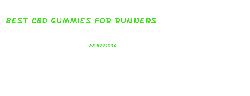 Best Cbd Gummies For Runners