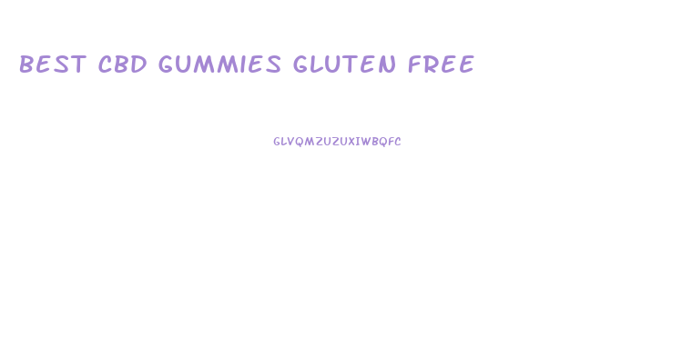 Best Cbd Gummies Gluten Free
