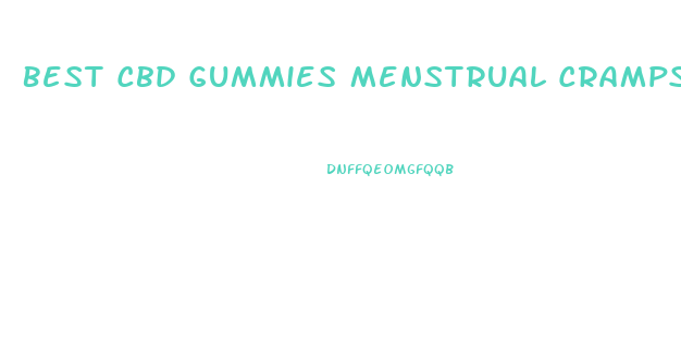 Best Cbd Gummies Menstrual Cramps