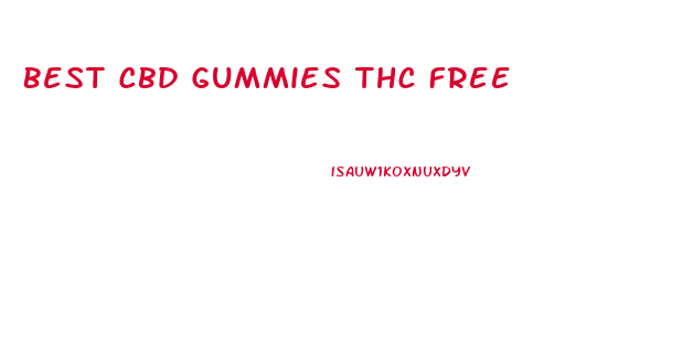 Best Cbd Gummies Thc Free