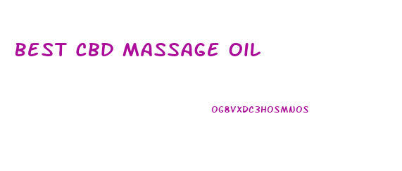 Best Cbd Massage Oil