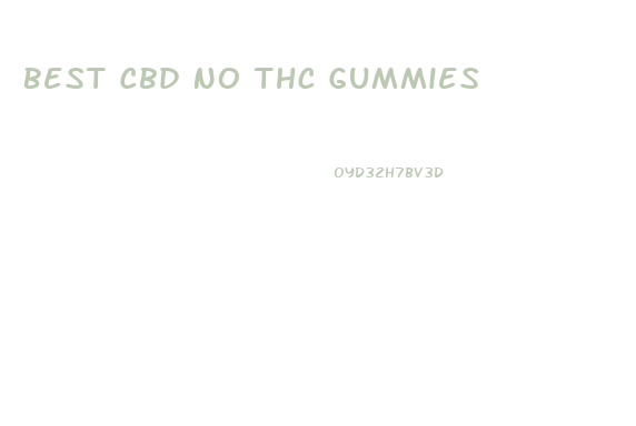 Best Cbd No Thc Gummies