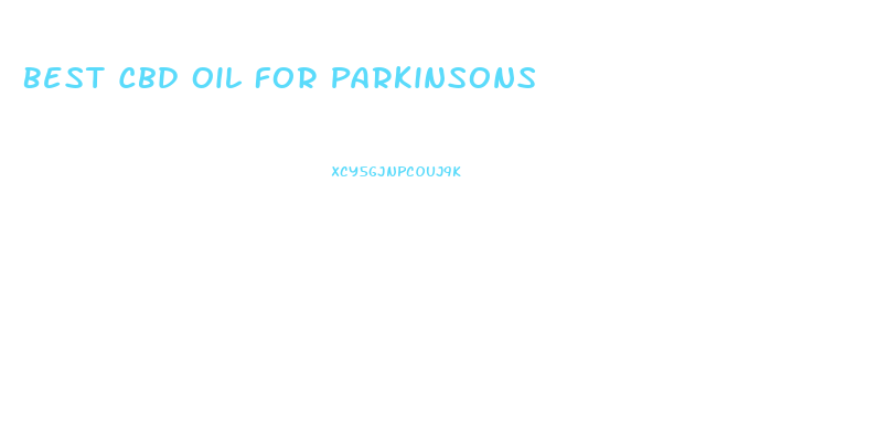 Best Cbd Oil For Parkinsons