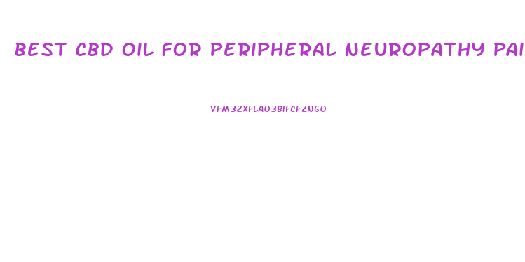 Best Cbd Oil For Peripheral Neuropathy Pain Uk