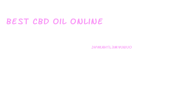 Best Cbd Oil Online