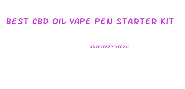 Best Cbd Oil Vape Pen Starter Kit