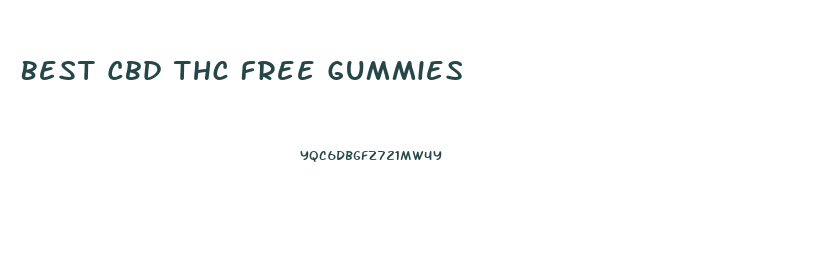 Best Cbd Thc Free Gummies