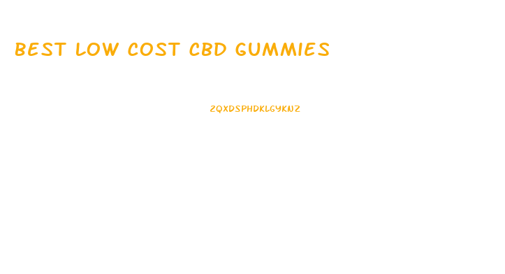 Best Low Cost Cbd Gummies