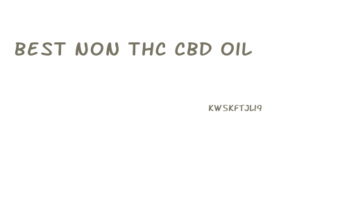 Best Non Thc Cbd Oil