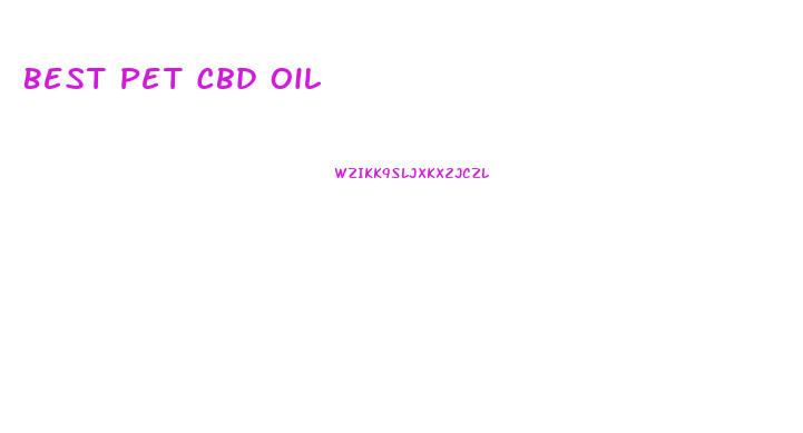 Best Pet Cbd Oil