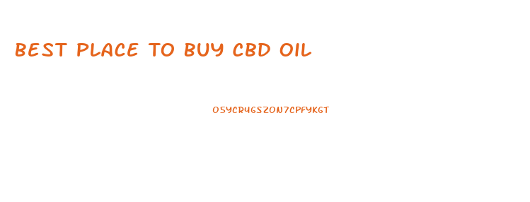 Best Place To Buy Cbd Oil
