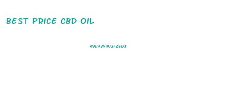 Best Price Cbd Oil
