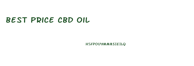 Best Price Cbd Oil