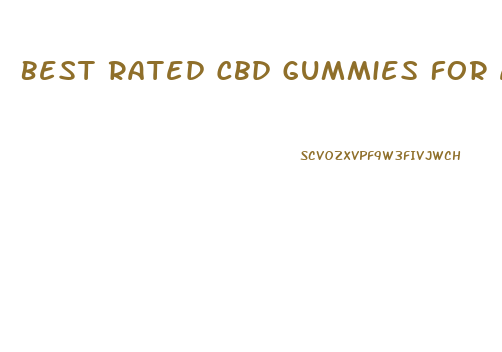 Best Rated Cbd Gummies For Anxiety