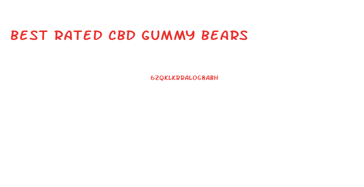Best Rated Cbd Gummy Bears