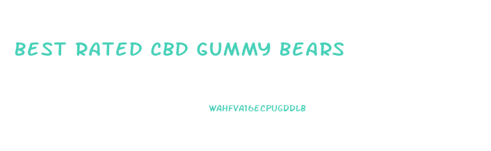 Best Rated Cbd Gummy Bears