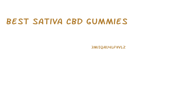 Best Sativa Cbd Gummies
