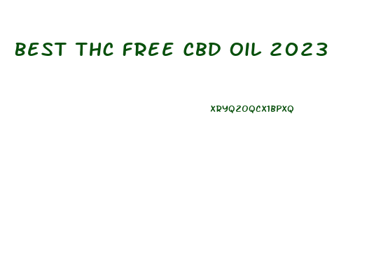 Best Thc Free Cbd Oil 2023