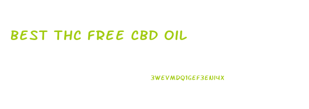 Best Thc Free Cbd Oil