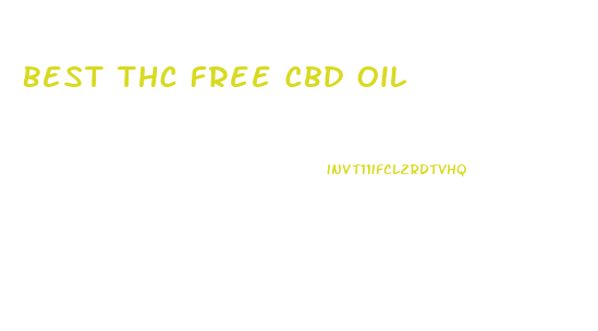 Best Thc Free Cbd Oil