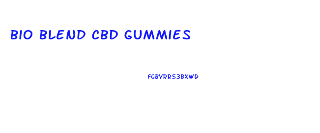 Bio Blend Cbd Gummies