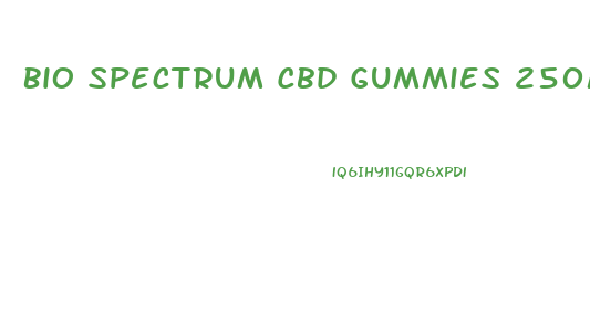 Bio Spectrum Cbd Gummies 250mg
